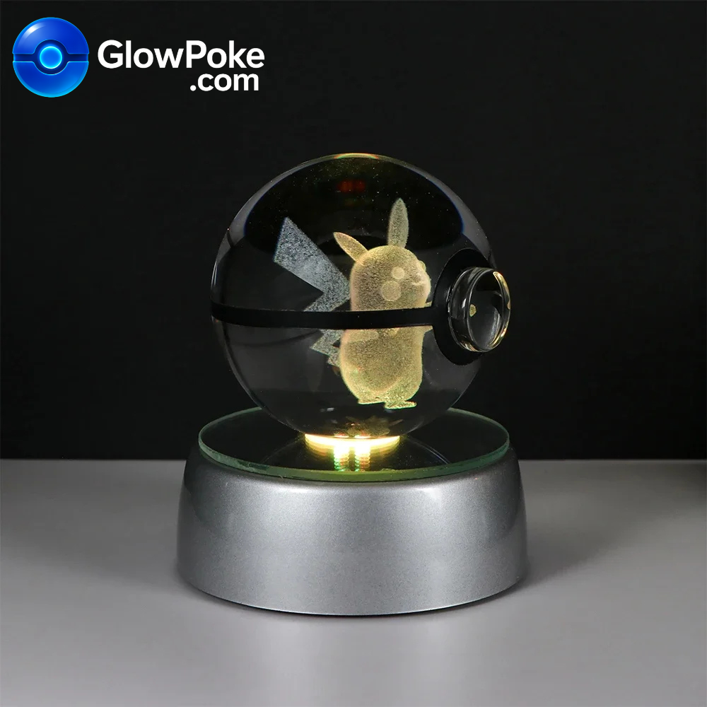Pikachu - Pokémon Crystal Glow PokéBall