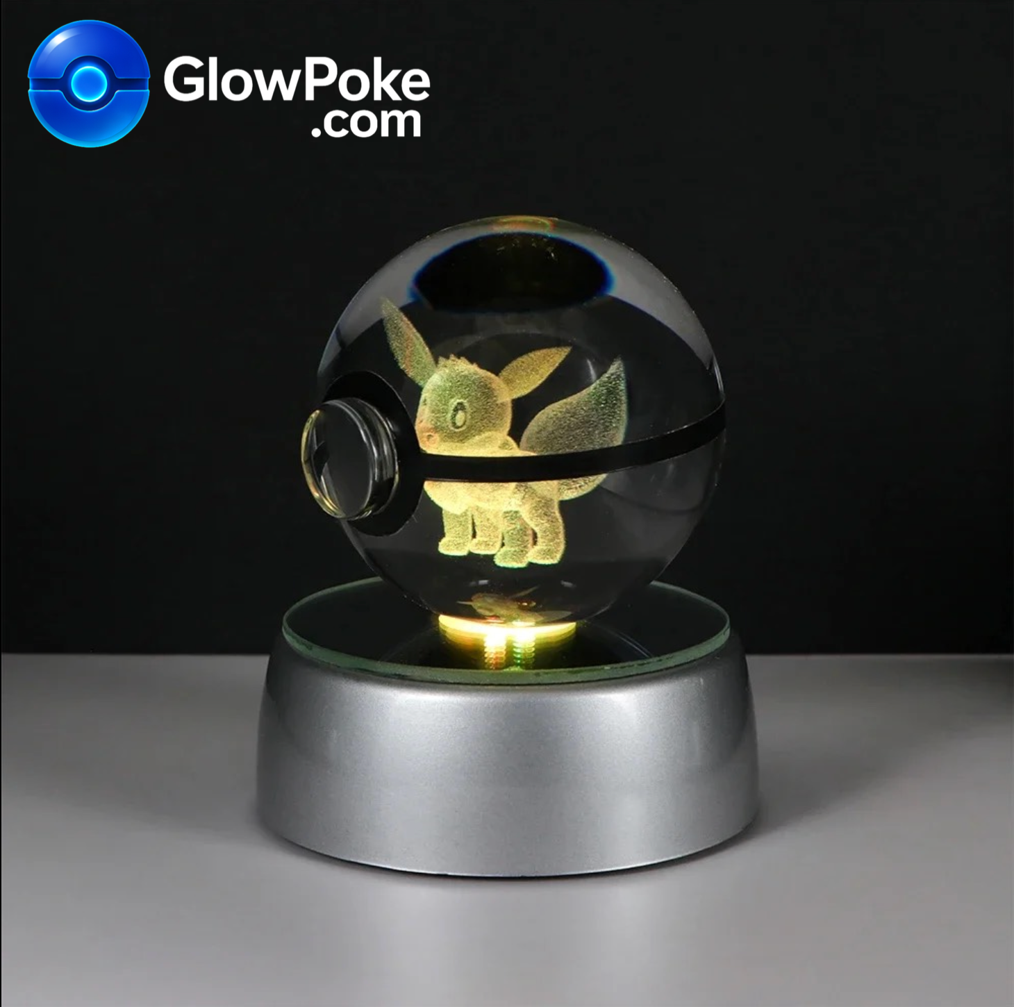 Eevee - Pokémon Crystal Glow PokéBall